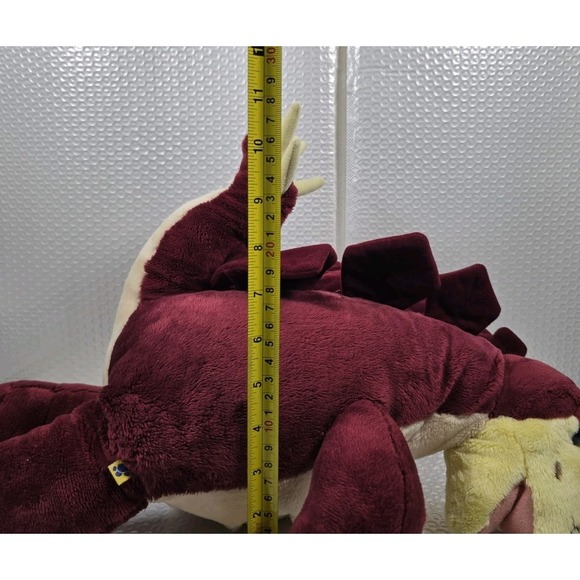 Build-a-Bear 17in Stegasaurus Dinosaur Maroon Retired - Picture 11 of 11